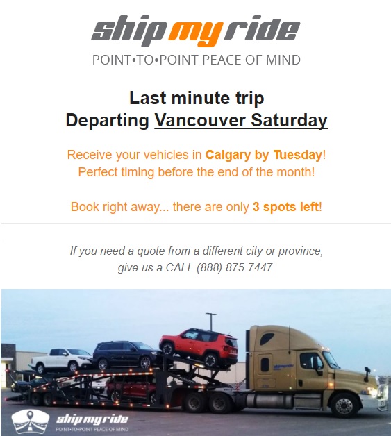 ShipMyRide Vancouver Car Shipping